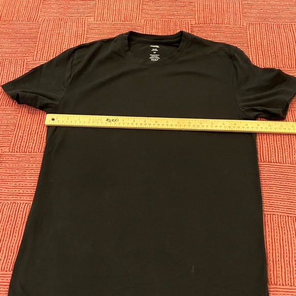 George men’s Stretch Black soft cotton Tee perfect as an undershirt - Picture 3 of 8